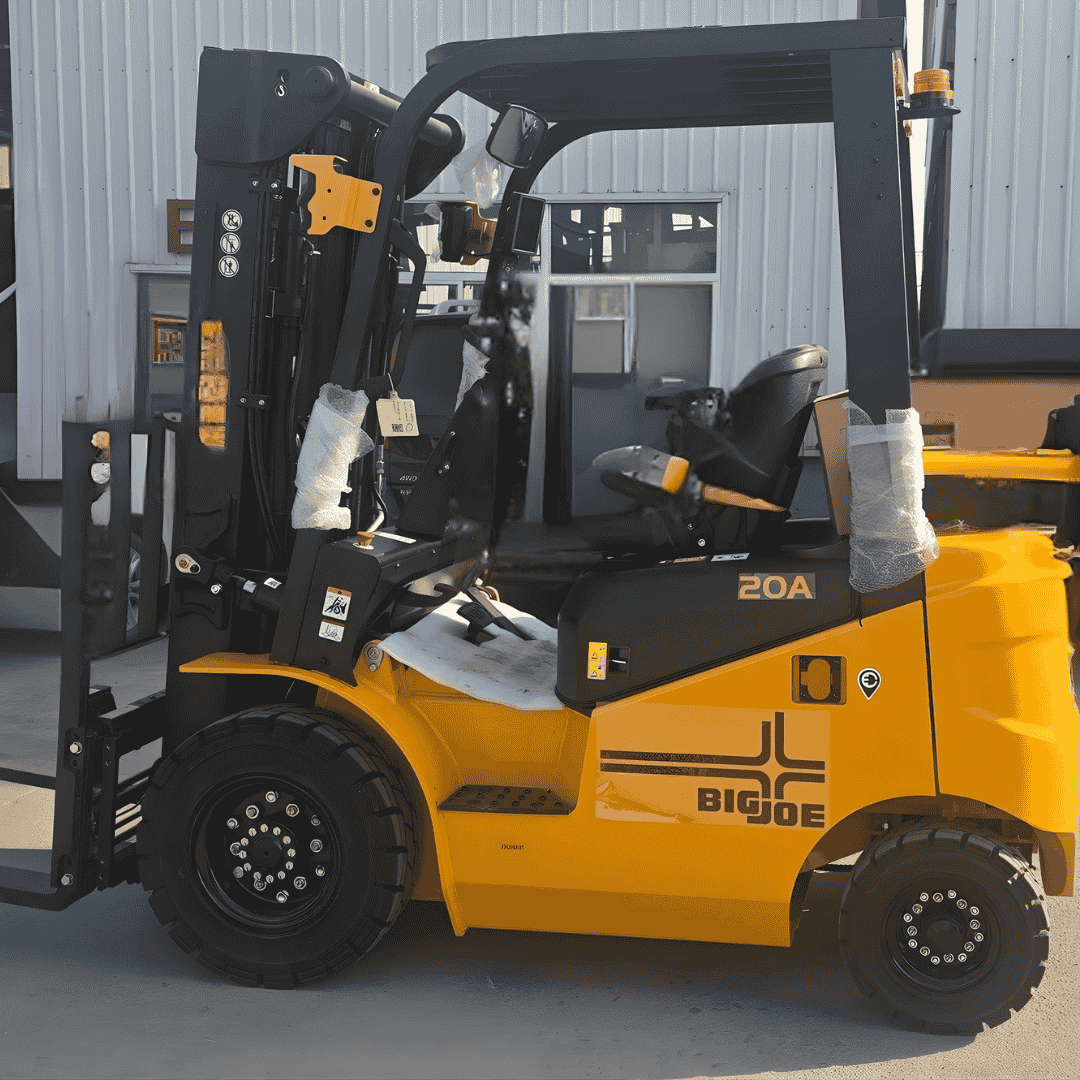 Big Joe integrated lithium-ion forklift model LPE70S available for warehouse operations in Dallas TX