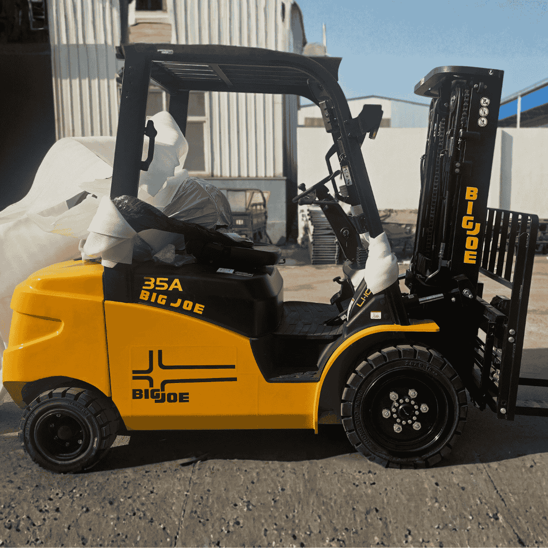 Big Joe integrated lithium-ion forklift model LPE80S designed for efficient warehouse use in Dallas Texas