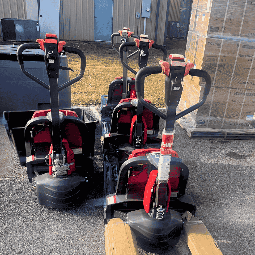 Tailift electric pallet jack with 3300 lb capacity for material handling and warehouse use in Dallas TX